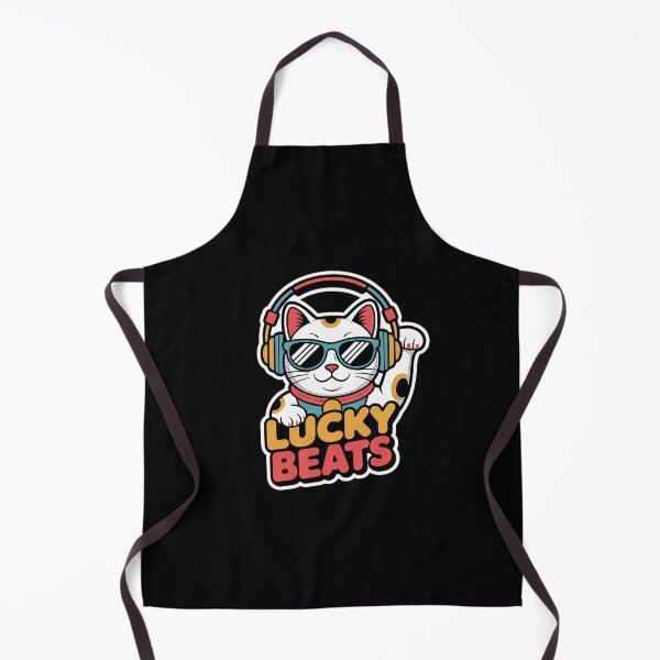 Item preview, Cool Retro Maneki Neko DJ Beats Headphones designed and sold by Vintage Shapes.