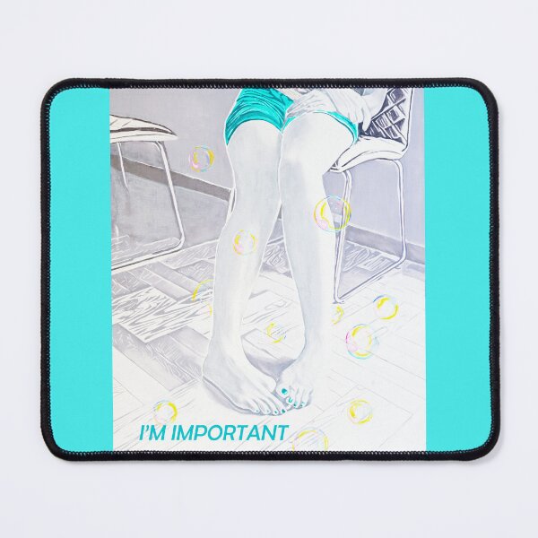 Item preview, I'm Important - Bare Feet & Soap Bubbles designed and sold by Mag Blue Art Design.