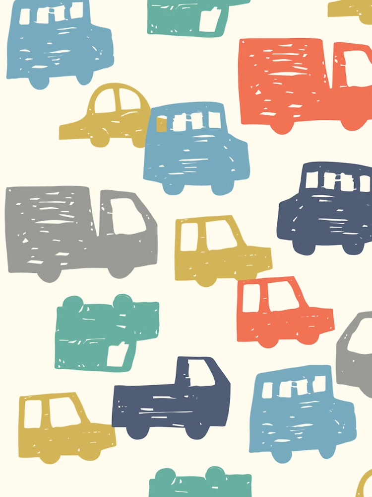 Thumbnail 4 of 4, Samsung Galaxy Phone Case, Colorful Mini Car Parade Pattern designed and sold by OHU-studio.