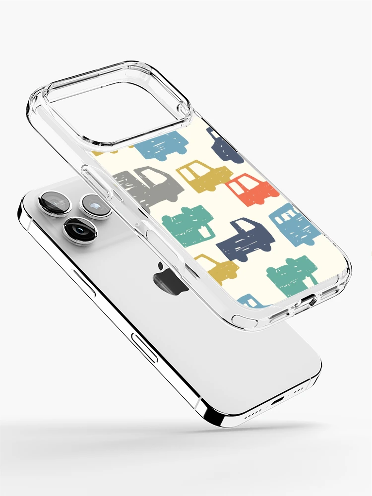 Thumbnail 2 of 5, iPhone Case, Colorful Mini Car Parade Pattern designed and sold by OHU-studio.