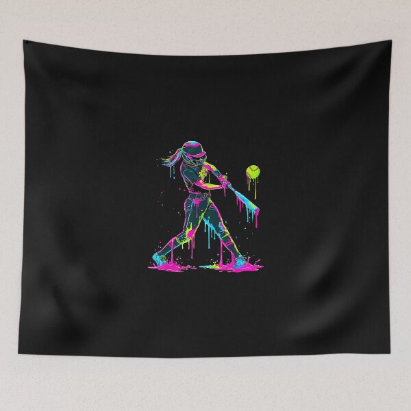 Item preview, Funny Softball Girl Ice Cream Drip Game Day Baseball Player designed and sold by Cokonatss.