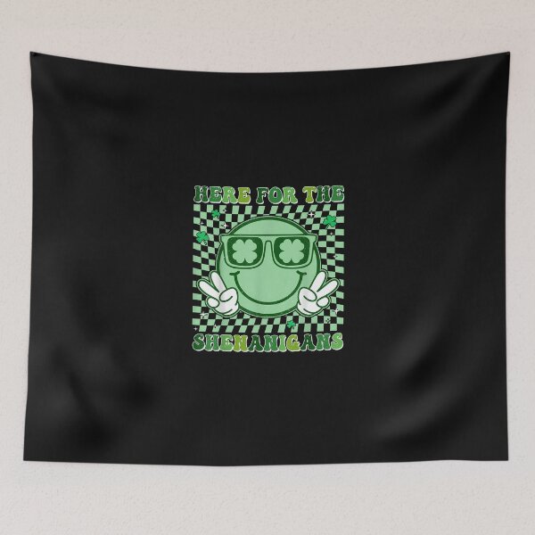 Item preview, Retro Here For The Shenanigans Funny Green St Patrick'S Day  designed and sold by Cokonatss.
