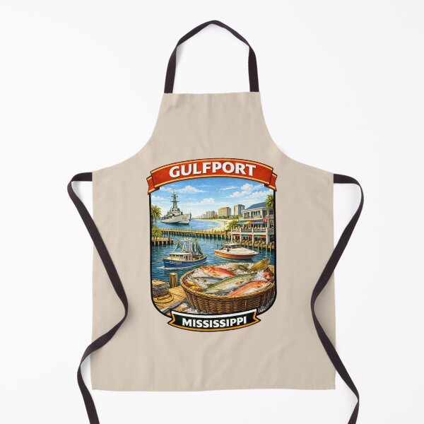 Item preview, Gulfport, Mississippi  designed and sold by Myra365Art.