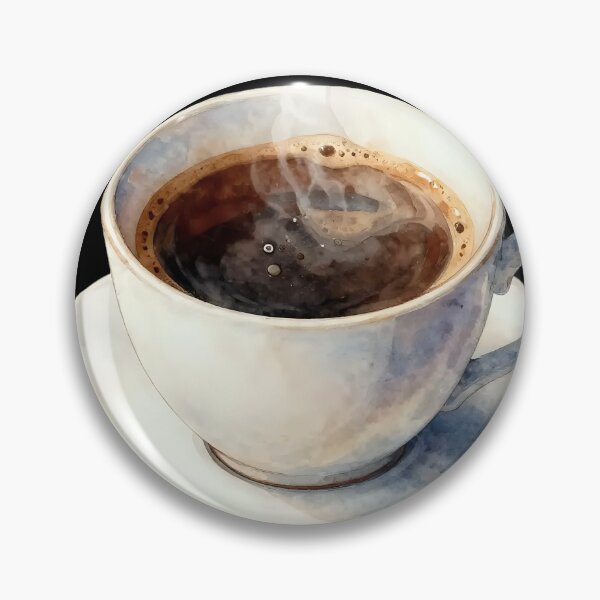 Item preview, An Artistic image of a cup of coffee designed and sold by Nomad-Maynard.