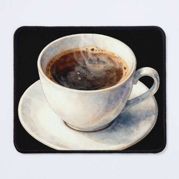 Item preview, An Artistic image of a cup of coffee designed and sold by Nomad-Maynard.