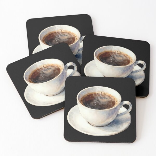 Item preview, An Artistic image of a cup of coffee designed and sold by Nomad-Maynard.