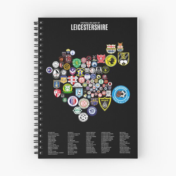 Item preview, Mens Footballing Map of Leicestershire designed and sold by Footy-Maps.