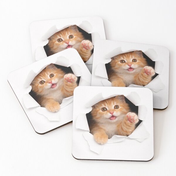Item preview, A cute little  greets cat you designed and sold by KmonDesign.