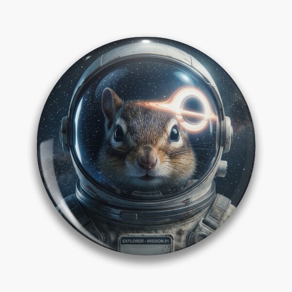 Artikelvorschau, Streifenhörnchen-Astronaut entworfen und verkauft von Tridentulus.
