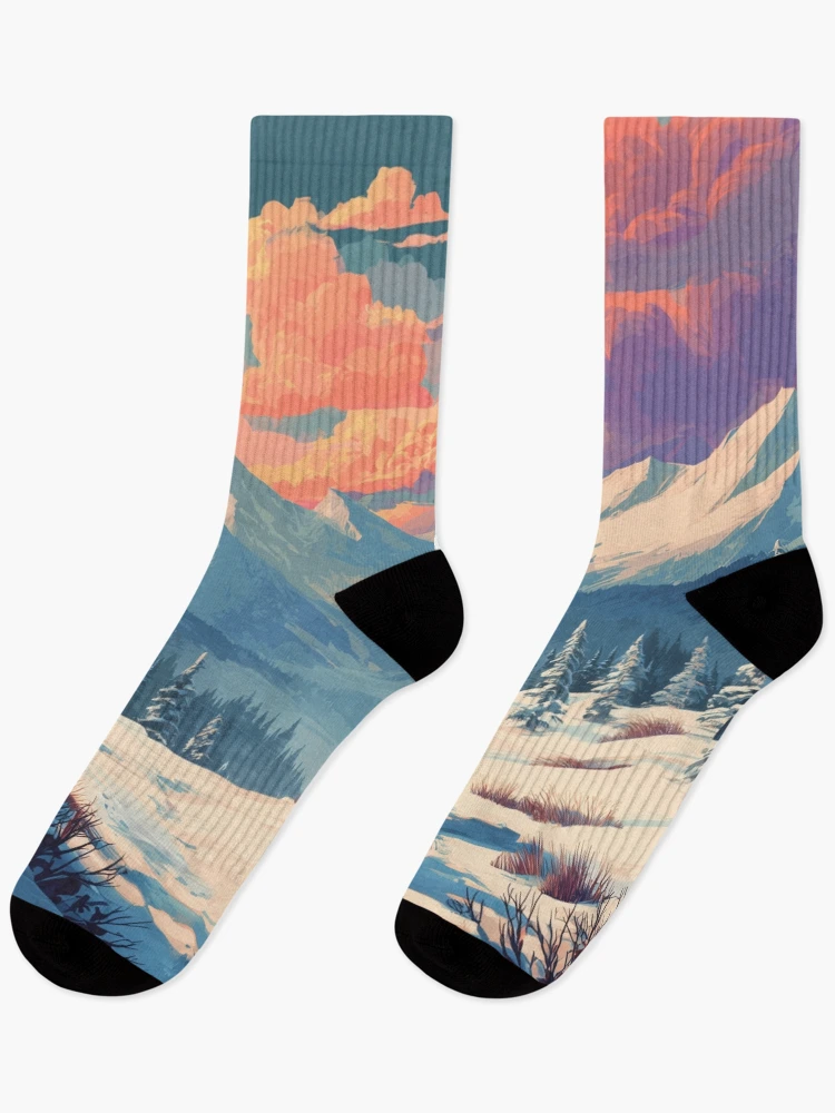Thumbnail 1 of 5, Socks, Cowboy In The Snow designed and sold by Rtymer.
