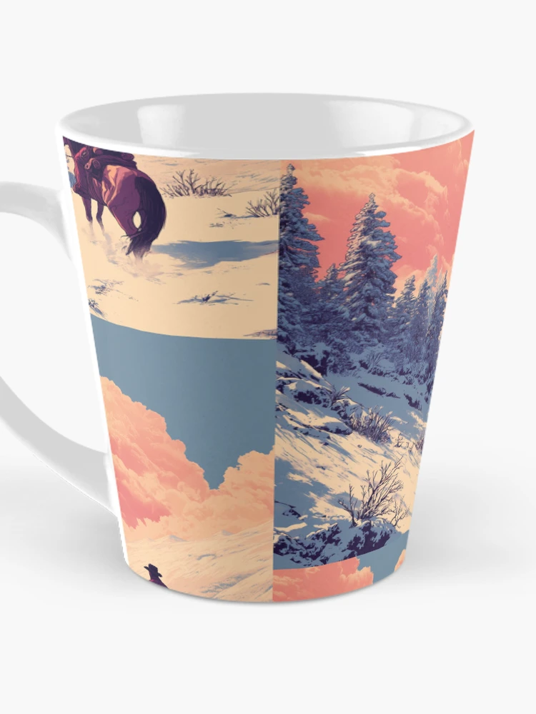 Thumbnail 3 of 4, Coffee Mug, Cowboy In The Snow designed and sold by Rtymer.