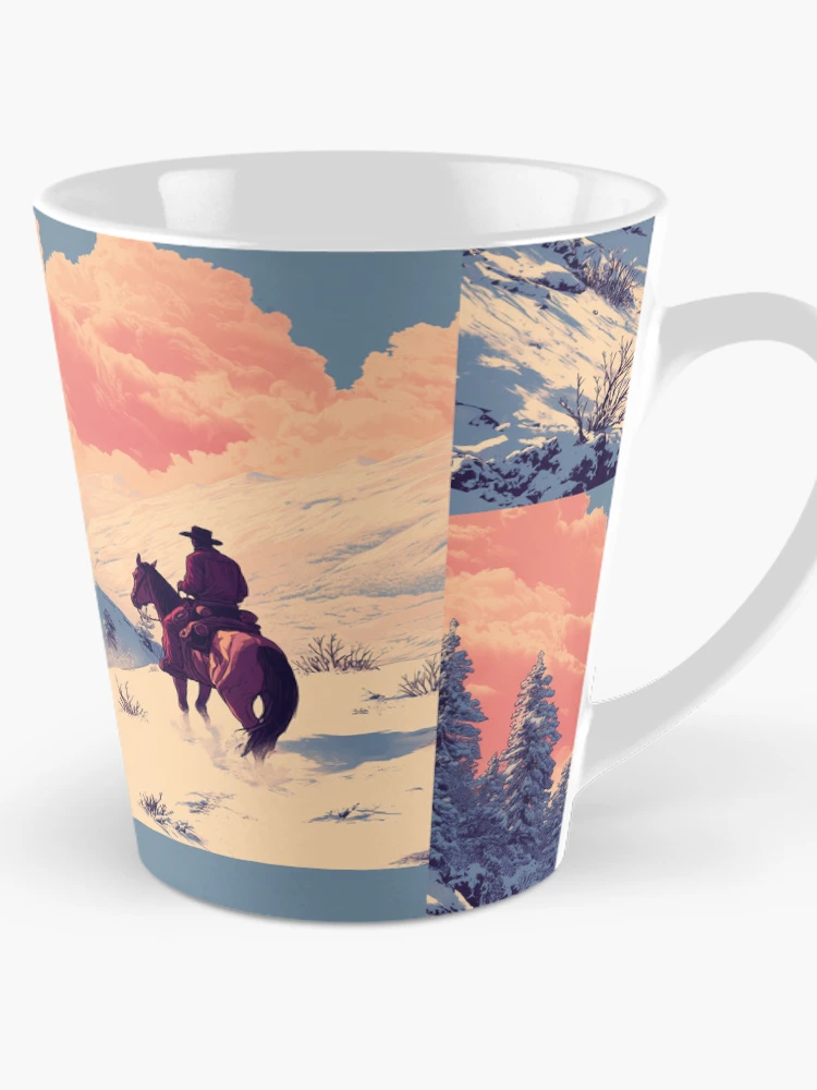 Thumbnail 1 of 4, Coffee Mug, Cowboy In The Snow designed and sold by Rtymer.
