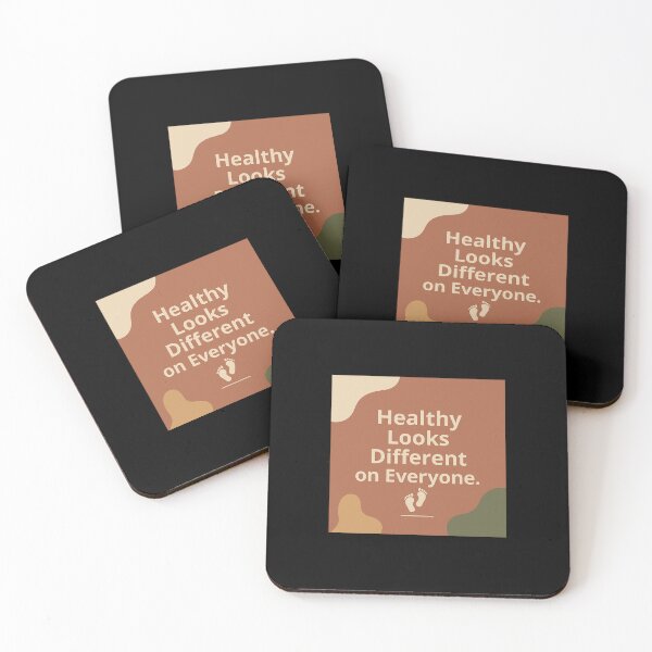 Item preview, Healthy Looks Different Inclusive Wellness Print designed and sold by jadga-51.