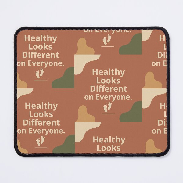 Item preview, Healthy Looks Different Inclusive Wellness Print designed and sold by jadga-51.