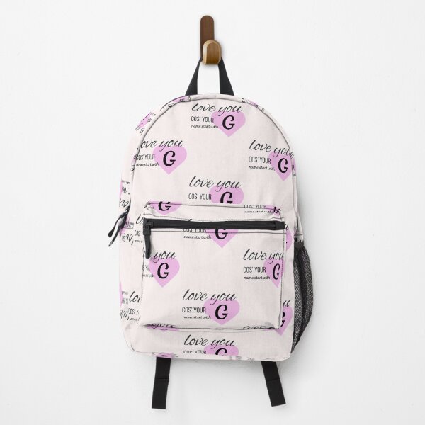 Item preview, Love You Cos Your Name Starts With G Initial Monogram designed and sold by Nordic Echo.