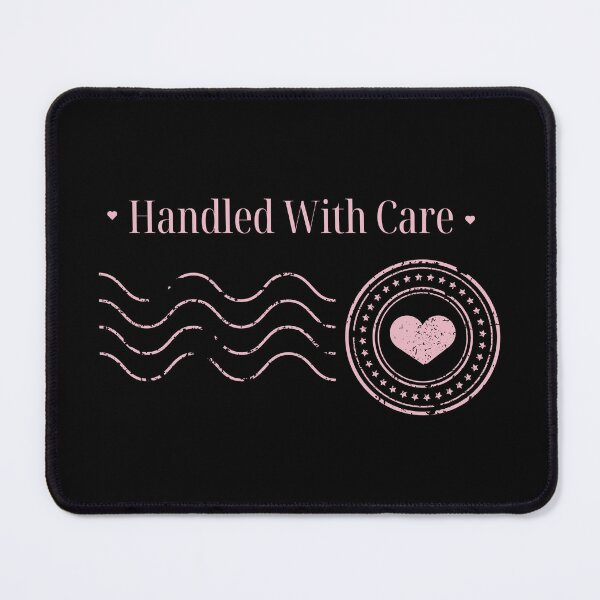 Item preview, Handled With Care - Blush on Black designed and sold by Soft Power Club.