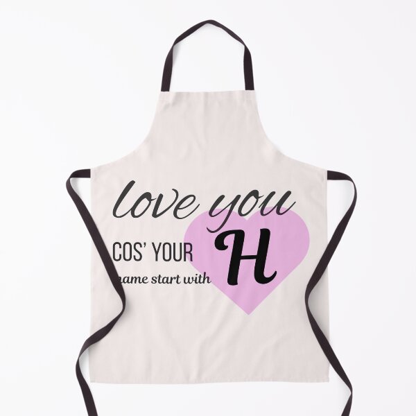 Item preview, Love You Cos Your Name Starts With H Initial Monogram designed and sold by Nordic Echo.