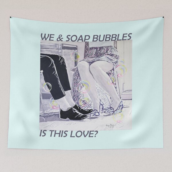 Item preview, Is this love? We & Soap Bubbles designed and sold by Mag Blue Art Design.