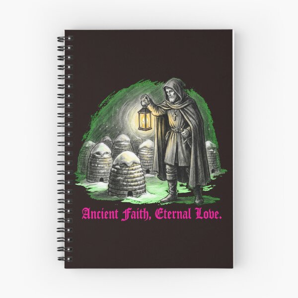 Item preview, Saint Valentine's Winter Apiary Vigil Charcoal Art designed and sold by Thaivi Design.