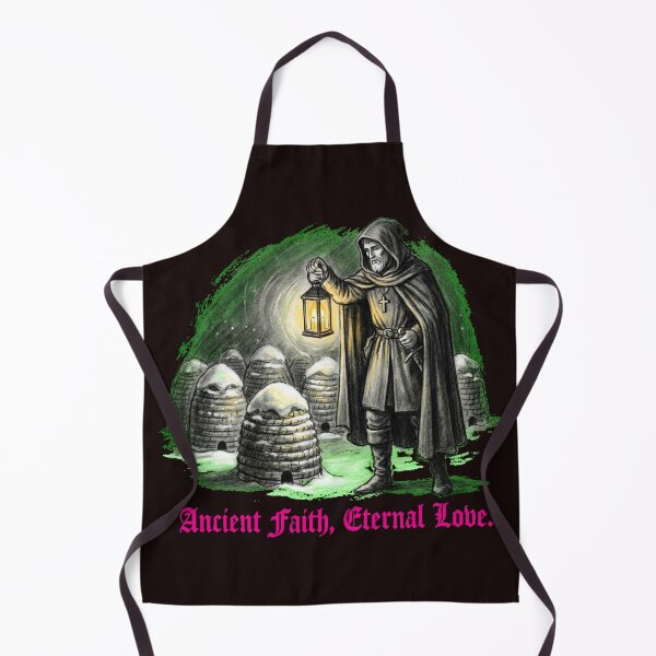 Item preview, Saint Valentine's Winter Apiary Vigil Charcoal Art designed and sold by Thaivi Design.