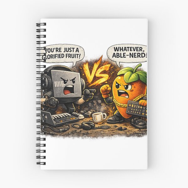 Item preview, Ableton vs Fl Studio designed and sold by AudioTheory.