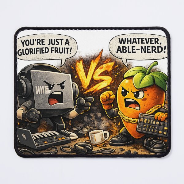 Item preview, Ableton vs Fl Studio designed and sold by AudioTheory.