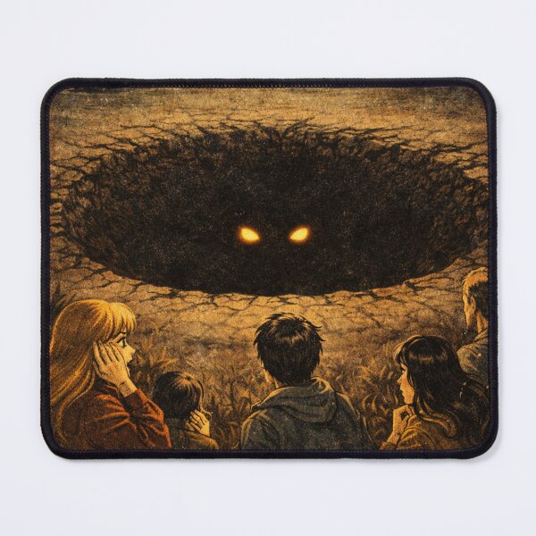 Item preview, The Mystery Hole Retro Horror Anime designed and sold by JonelleTshirts.