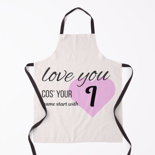 Item preview, Love You Cos Your Name Starts With I Initial Monogram designed and sold by Nordic Echo.