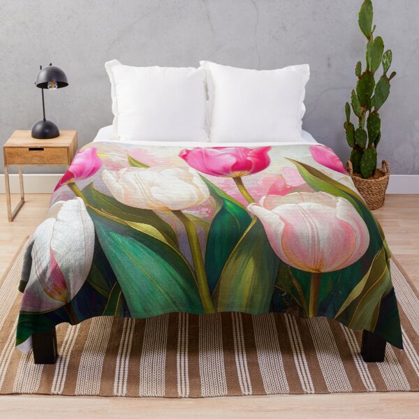 Item preview, Pink and White Tulips designed and sold by Susan Rydberg.