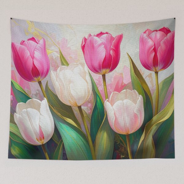 Item preview, Pink and White Tulips designed and sold by Susan Rydberg.