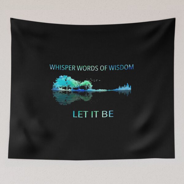 Item preview, Whisper Words Of Wisdom Let It Be Watercolor Guitar Nature Landscape designed and sold by Uncer59.