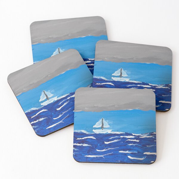 Item preview, boat in storm designed and sold by boat-Art-4-sale.