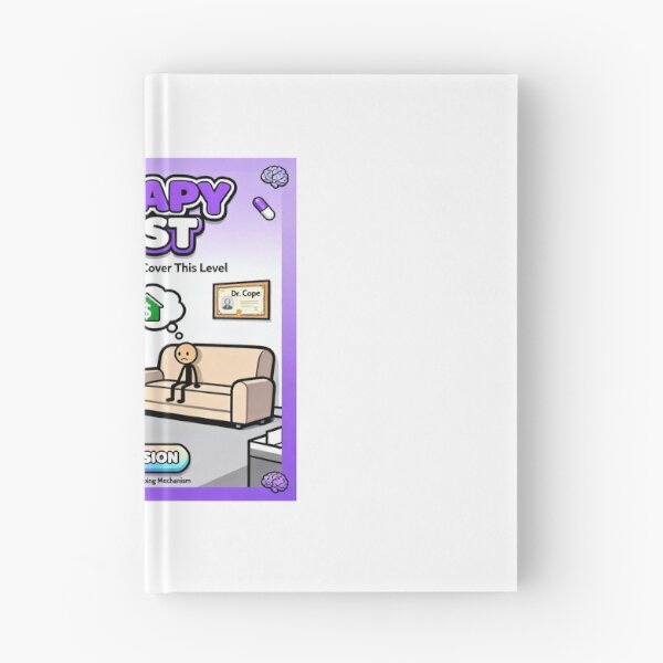 Item preview, Therapy Quest Flash Game Parody - Mental Health Humor designed and sold by PictorialWhimsy.