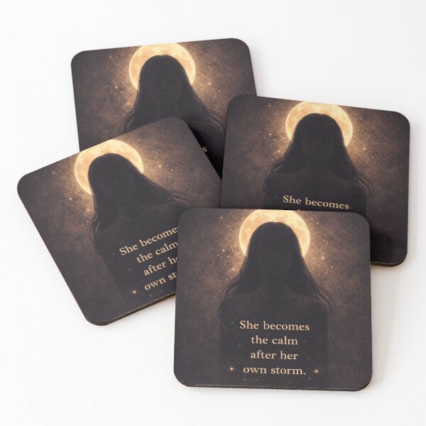 Item preview, She Becomes the Calm after her own Storm designed and sold by Midnight-Scribe.