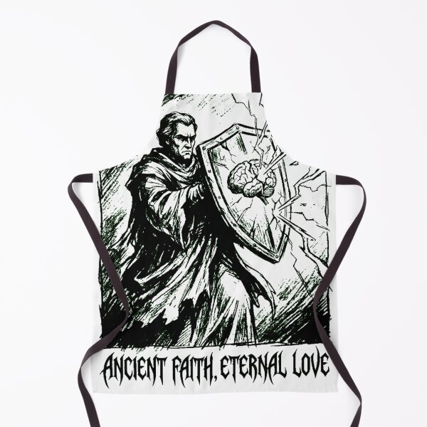 Item preview, Saint Valentine Patron of the Falling Sickness Gothic Sketch designed and sold by Thaivi Design.