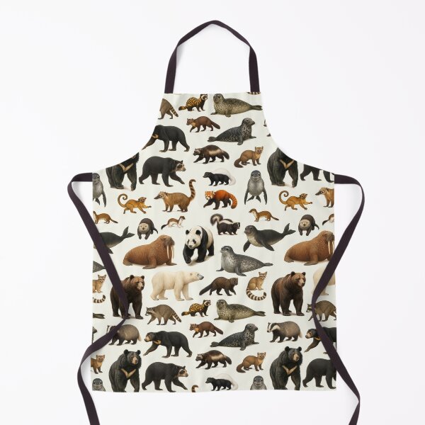 Item preview, Animals of Arctoidea Wildlife Chart Bear Seal Panda designed and sold by kakarikihill.