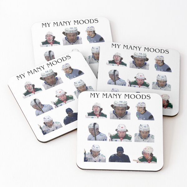Item preview, Quinn Hughes Many Moods designed and sold by meggyeggymoo.