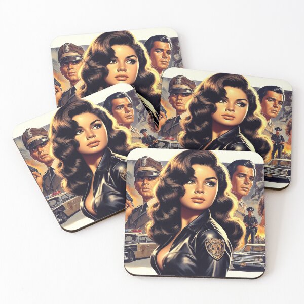 Item preview, Vintage Policewoman designed and sold by PulpVintage.