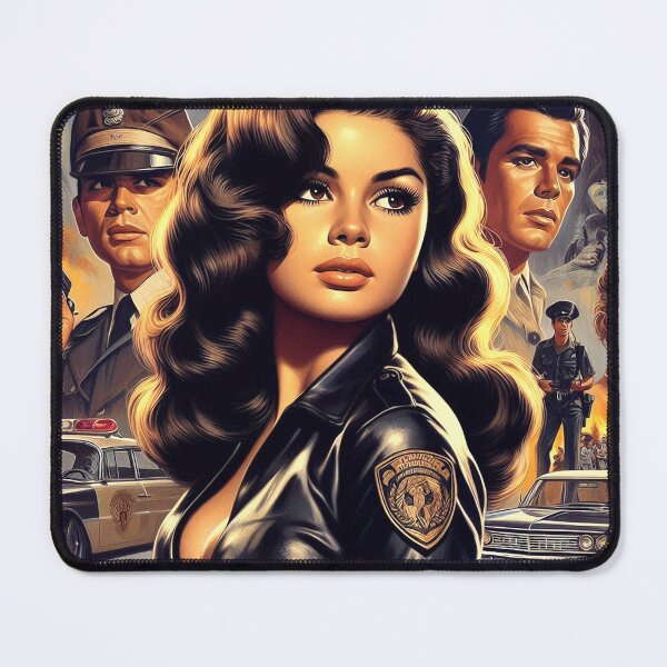 Item preview, Vintage Policewoman designed and sold by PulpVintage.