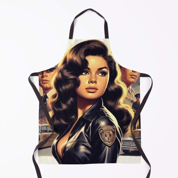 Item preview, Vintage Policewoman designed and sold by PulpVintage.