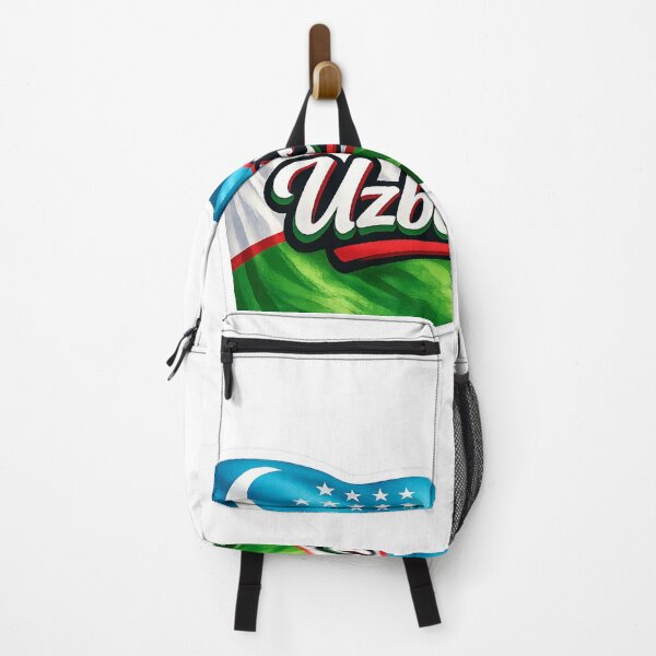 Item preview, Uzbekistan Flag Design – Uzbek Pride Script Typography Art designed and sold by GarnerSupplyCo.