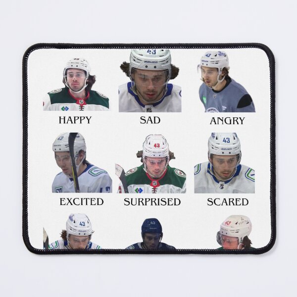 Item preview, Quinn Hughes Many Moods Emotions designed and sold by meggyeggymoo.