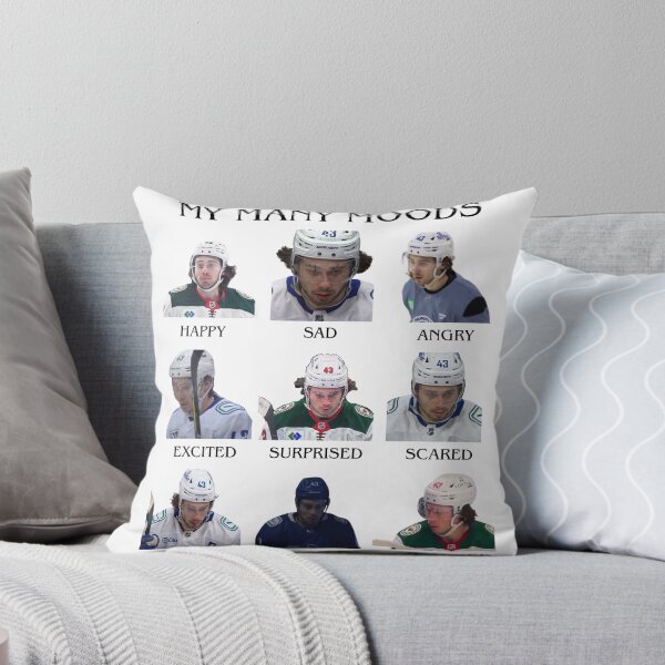 Item preview, Quinn Hughes Many Moods Emotions designed and sold by meggyeggymoo.