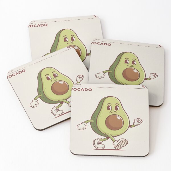Item preview, Retro Mascot Avocado designed and sold by DinsignStudio.