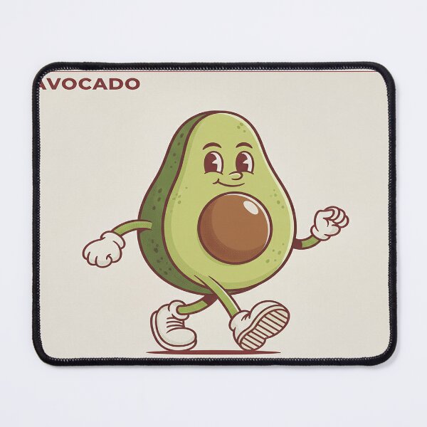 Item preview, Retro Mascot Avocado designed and sold by DinsignStudio.