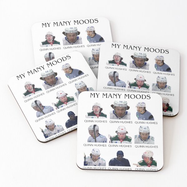 Item preview, Quinn Hughes Many Moods Hockey designed and sold by meggyeggymoo.