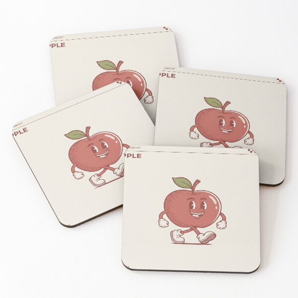 Item preview, Retro Mascot Apple designed and sold by DinsignStudio.