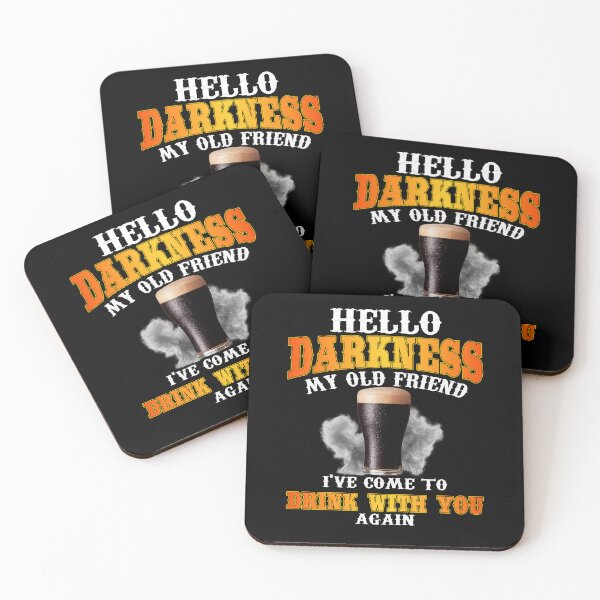 Item preview, Funny Hello Darkness Old Friend Beer Parody designed and sold by Uncer59.