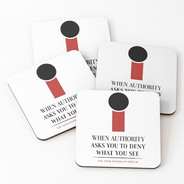 Item preview, Use Your Power of Speech – Authority & Truth Statement Design designed and sold by Quietest Riot.