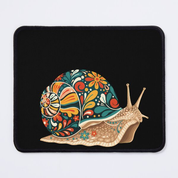 Item preview, Land Snail Silhouette in Folk Art Style – Hope for Wildlife by heidiannemorris © designed and sold by FOLK ART FUSION by heidiannemorris.